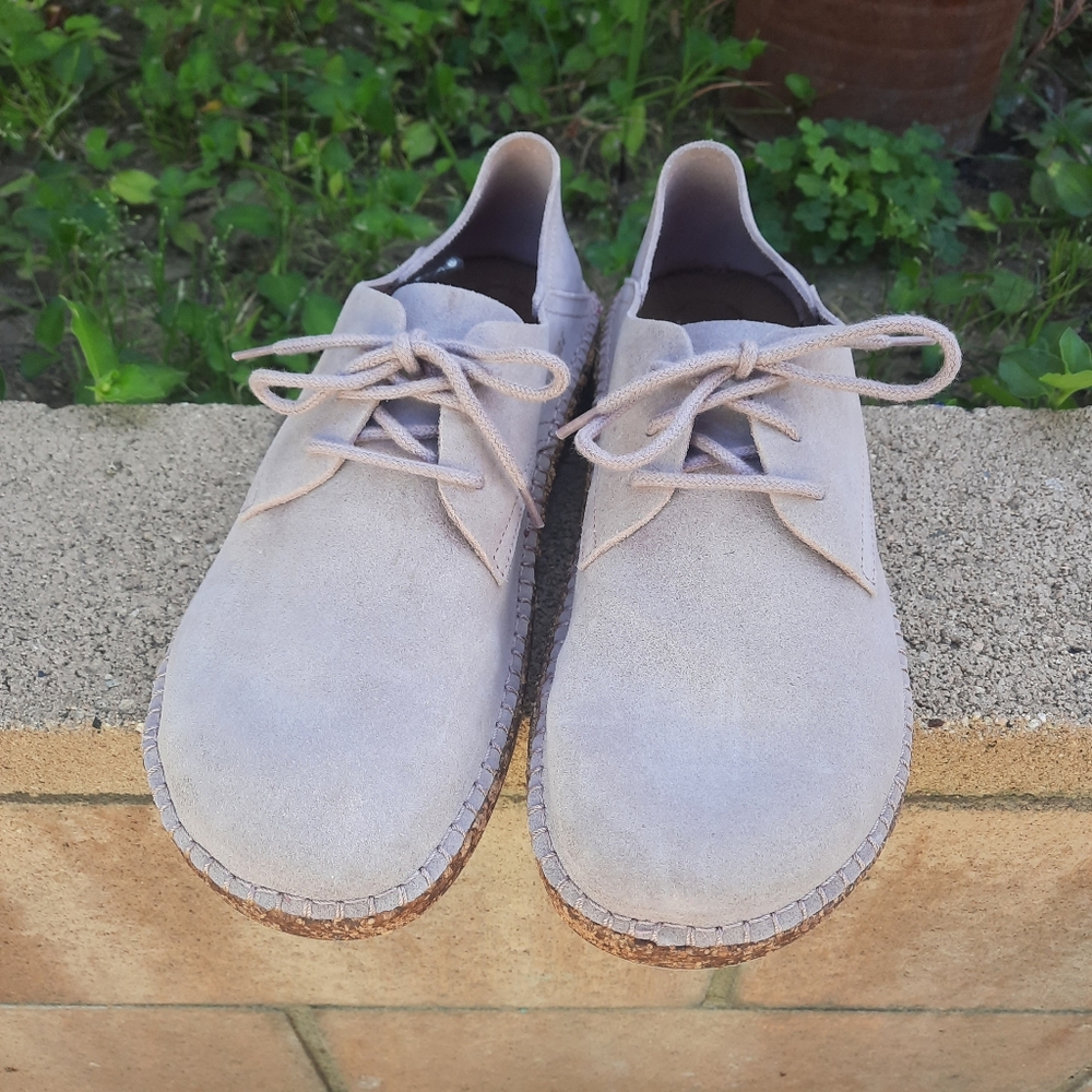 Birkenstock Gary Lace-Up Lavender Suede Women's Shoes Size 39 8 - Picture 7 of 12